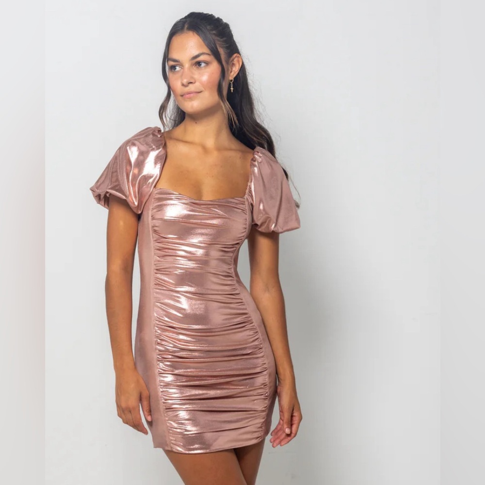 Katelyn Metallic Dress